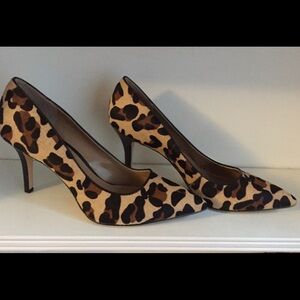 Like New BCBG Leopard Print Heels Pumps